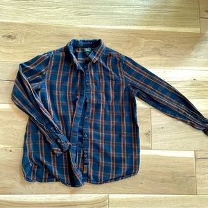 ROOTS Women’s Flannel Button Down 100% Cotton